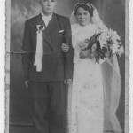 Jāzepa un Sofijas Palepu kāzu fotogrāfija, kura pēc J.Palepa nāves saglabāja Līksnas iedzīvotāji